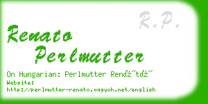 renato perlmutter business card